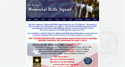 Desktop Screenshot of memorialriflesquad.org